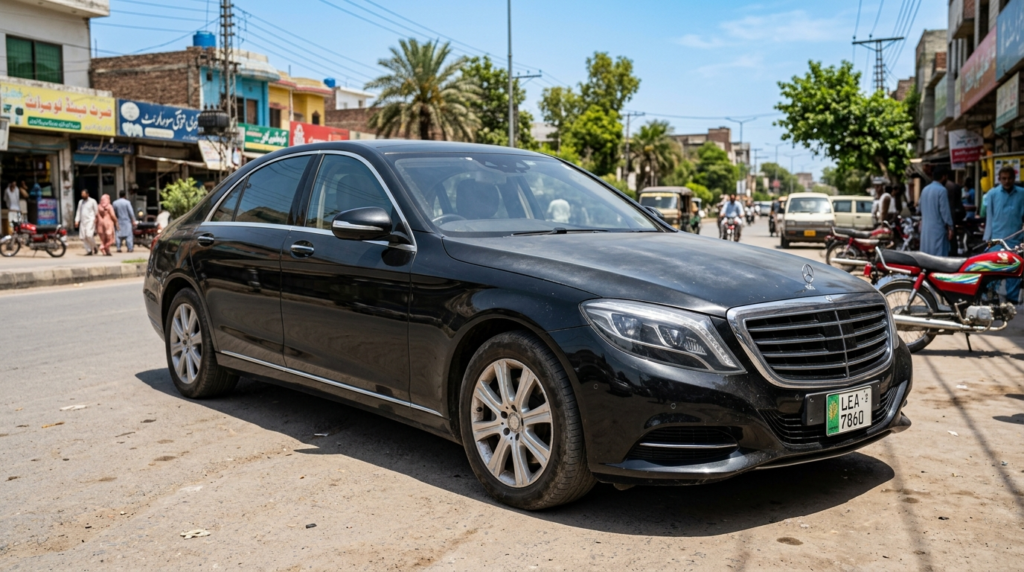 Signs of sun damaged car paint in Pakistan including fading, oxidation, and loss of gloss